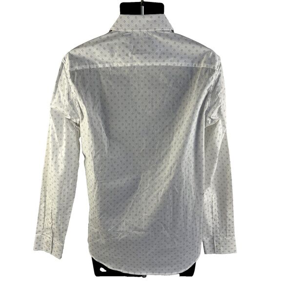 New Mens Michael Kors Long Sleeve Button Up Shirt Size Small Slim Fit NWT - Picture 8 of 8